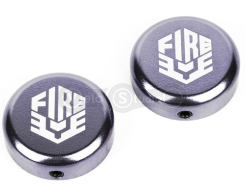 Заглушки руля FireEye FE-End Cap алюминиевые серые