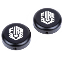 Заглушки руля FireEye FE-End Cap алюминиевые чёрные