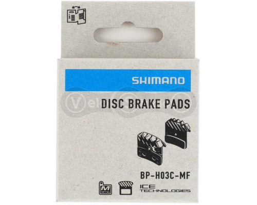 Тормозные колодки Shimano H03C +радиатор XT/SAINT/ZEE, металл