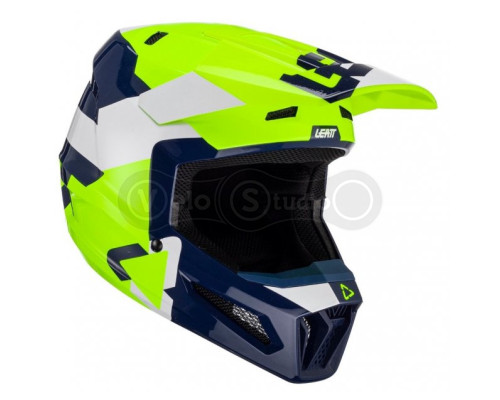 Мотошолом Leatt Helmet Moto 2.5 Lime S (55-56 см)