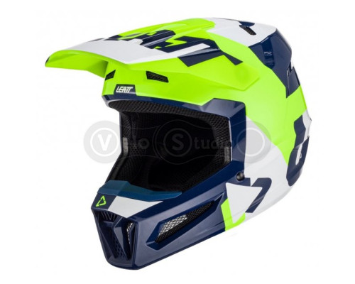 Мотошолом Leatt Helmet Moto 2.5 Lime S (55-56 см)