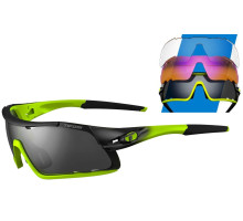 Окуляри Tifosi Davos Race Neon, змінні лінзи Smoke/Ac Red/Clear