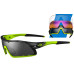 Очки Tifosi Davos Race Neon, сменные линзы Smoke/Ac Red/Clear