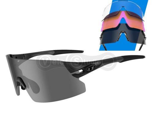 Окуляри Tifosi Rail XC Blackout змінні лінзи Smoke/Ac Red/Clear