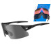 Окуляри Tifosi Rail XC Blackout змінні лінзи Smoke/Ac Red/Clear