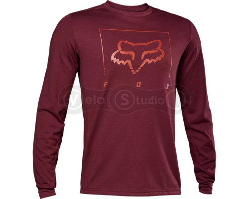 Вело джерси FOX Ranger DR MID Jersey Tred Dark Maroon размер M