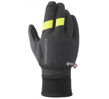 Рукавички Shimano Windstopper Primaloft чорно-жовті розм. M