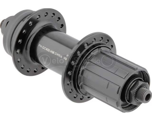 Втулка задняя Shimano FH-QС400-HM, CUES, 32отв QR, OLD: 135мм, 6 болтов