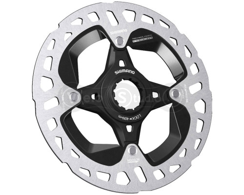 Ротор Shimano RT-MT900-L, 203мм, Ice Tech Freeza Center Lock, гайка із зовнішніми зачепами