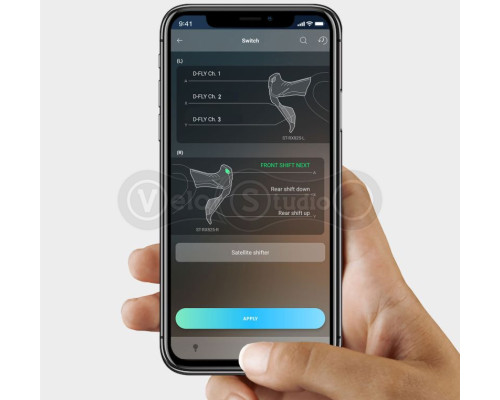 Дуали гідравліка Shimano RX825 GRX Di2 2 швидкості, передній (гідролінія 1000мм)