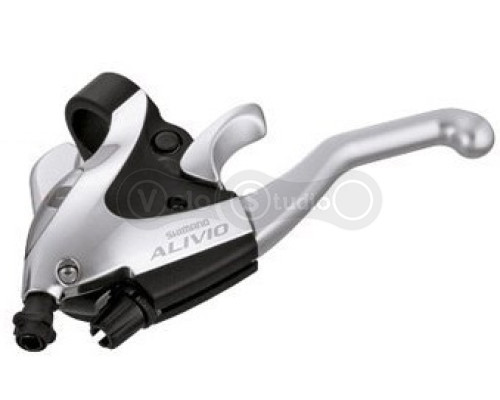 Тормоз ручка/шифтер ST-M405 Alivio, левая 3 скорости, серая