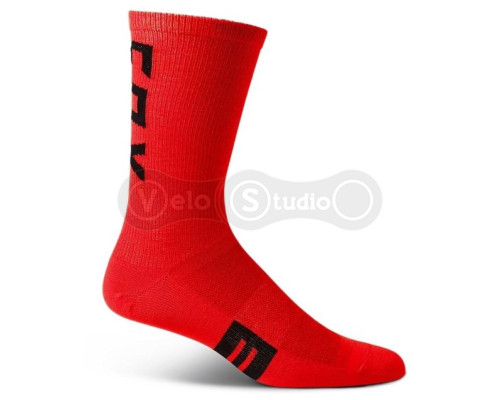 Вело шкарпетки FOX 8" Flexair Merino Sock Flo Red S/M (38-42 розмір)