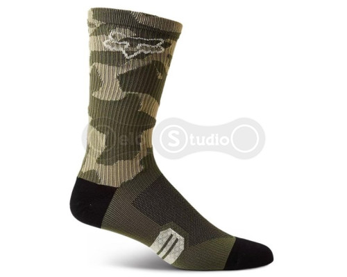 Вело носки FOX 8" Defend Crew Sock Camo S/M (38-42 размер)