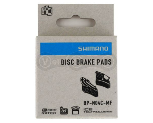 Колодки гальмові Shimano N04C + радіатор, метал, XTR/XT/SLX