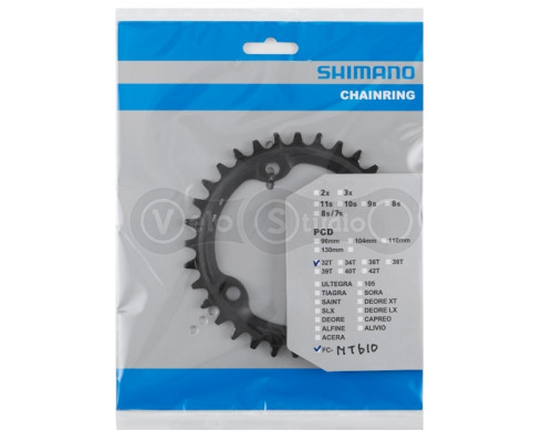Зірка шатунів Shimano FC-MT610/MT510-1 34 зуби 12 швидкостей
