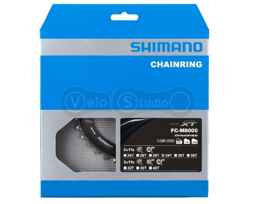 Зірка шатунів Shimano FC-M8000 DEORE XT 34 зуба для 34-24T