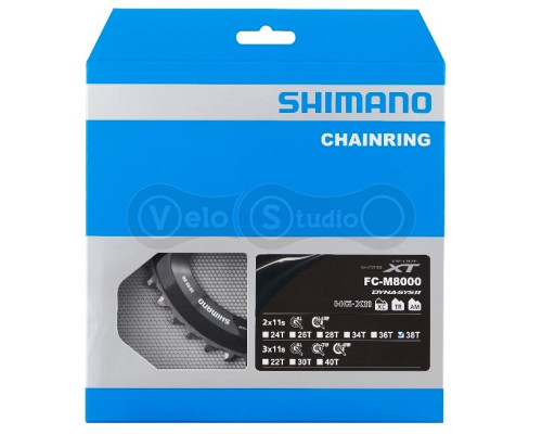 Зірка шатунів Shimano FC-M8000 DEORE XT 38 зуба для 38-28T