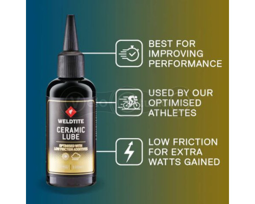 Cмазка цепи Weldtite Ceramic Lube, керамическая, 100 мл