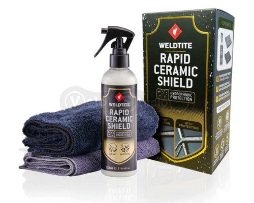 Полироль Weldtite Rapid Ceramic Shield Kit + 2 салфетки