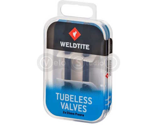 Бескамерный ниппель Weldtite Tubeless Valve Kit 55 мм - 2 штуки