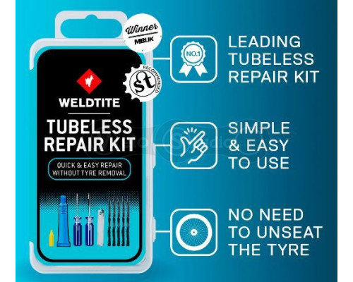 Ремкомплект Weldtite Tubeless Repair Kit для бескамерных покрышек