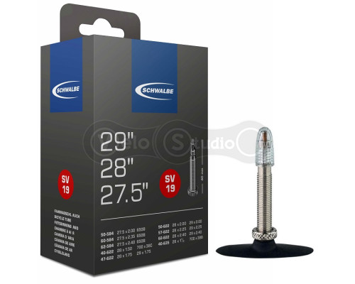 Вело камера Schwalbe SV19 27.5x2.00/2.35 29x1.75/2.40 FV 40 мм