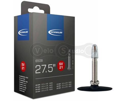 Вело камера Schwalbe SV21 27.5x1.50/2.40 (ETRTO 40/62-584) FV 40 мм