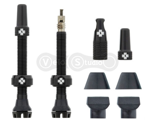 Безкамерний ніпель MUC-OFF Tubeless V2 44 мм чорний - 2 штуки