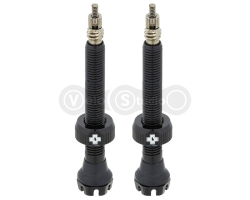 Безкамерний ніпель MUC-OFF Tubeless V2 44 мм чорний - 2 штуки