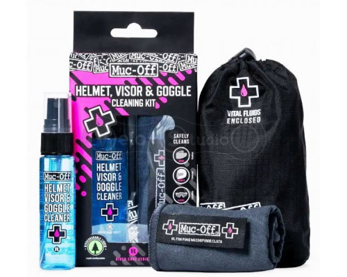 Набор MUC-OFF Visor, Lens&Goggle Cleaning Kit для очков, масок и шлема