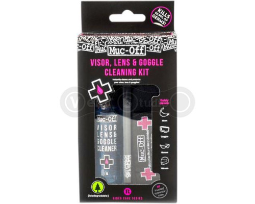 Набор MUC-OFF Visor, Lens&Goggle Cleaning Kit для очков, масок и шлема