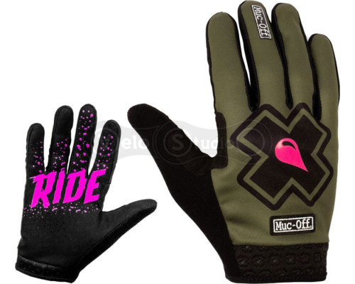 Вело перчатки Muc-Off MTB зелёные размер M