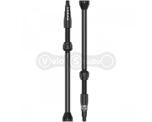 Безкамерний ніпель Lezyne CNC TLR Valve 80 мм чорний - 2 шт