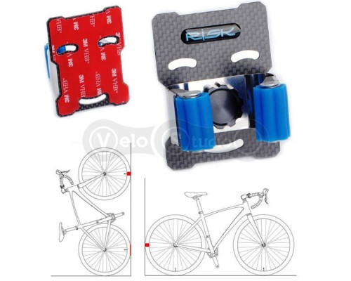 Держатель велосипеда на стену (за колесо) RISK RA113