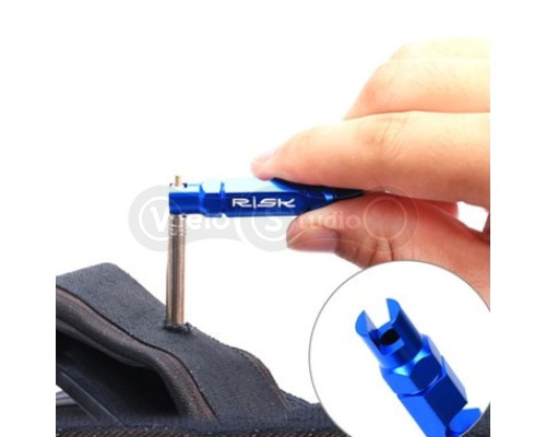 Ключ RISK RL301 для ніпеля Presta та Schredaer