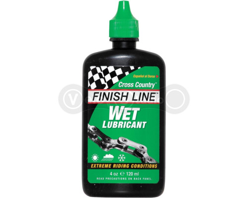 Смазка цепи Finish Line Wet Lube Cross Country 240 мл