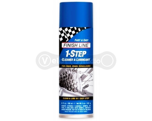 Змащення ланцюга та очищувач Finish Line 1-Step два в одному 230 мл аерозоль