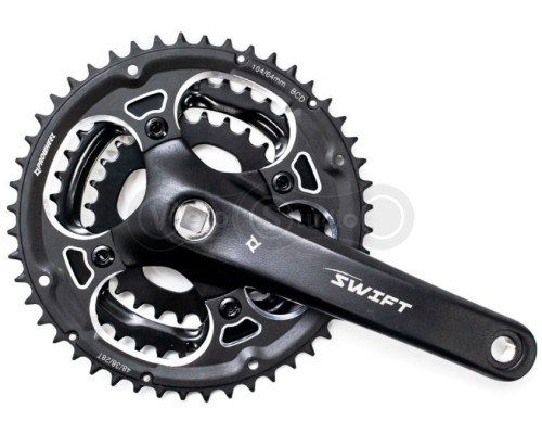 Шатуны ProWheel SWIFT-201P 175 мм 28-38-48Т с защитой