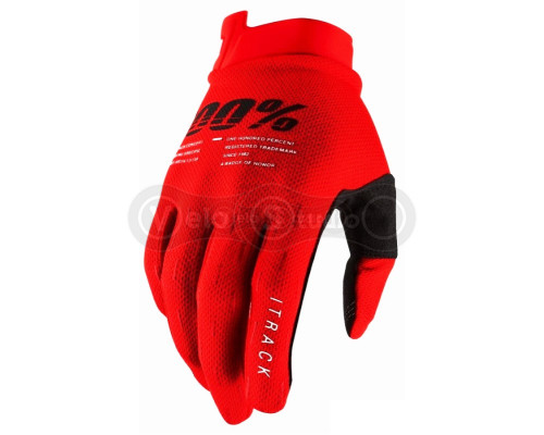 Рукавички Ride 100% iTRACK Red розмір S