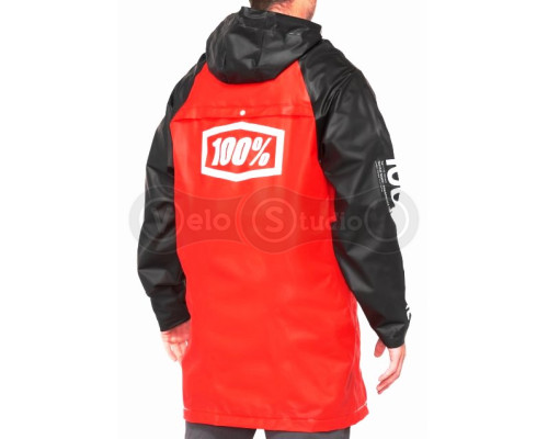Вело куртка - дождевик Ride 100% Torrent Raincoat Red размер S