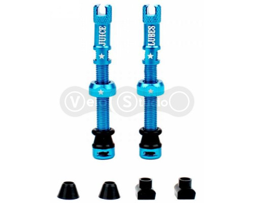 Безкамерний ніпель Juice Lubes Teal 48 мм - 2 штуки