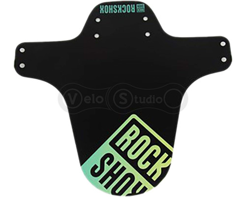 Брызговик RockShox MTB Fender Black with Teal/Yellow Fade Print