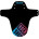 Брызговик RockShox FENDER Blue/Pink Fade