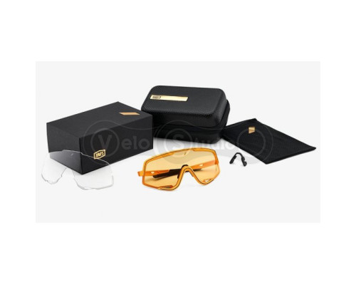 Очки Ride 100% Glendale - Soft Tact Mustard - Yellow Lens