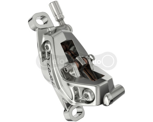 Гальмо заднє SRAM Level Ultimate Stealth 4 Поршня - Clear Ano Rear 2000mm Hose