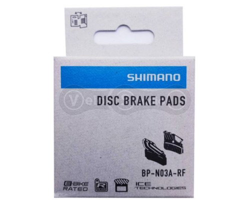 Гальмівні колодки Shimano N03A-RF + радіатор органіка, EBPN03ARFA