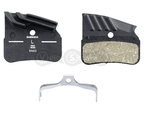 Гальмівні колодки Shimano N03A-RF + радіатор органіка, EBPN03ARFA