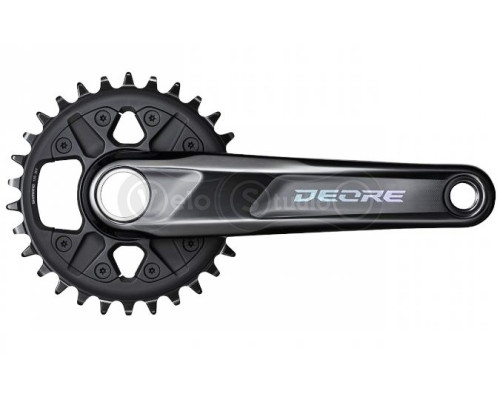 Шатуни Shimano FC-M6120-1 Deore 30T 175 мм CL-55 мм 12 швидкостей