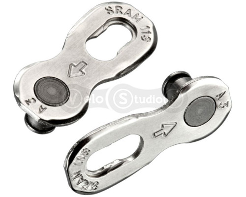 Замок цепи SRAM PowerLock 11 скоростей, серебро, 4 штуки