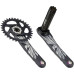 Шатуни SRAM X01 Eagle Superboost+ DUB 12s 165 w Direct Mount 32T X-SYNC 2 Chainring Lunar Polar Black